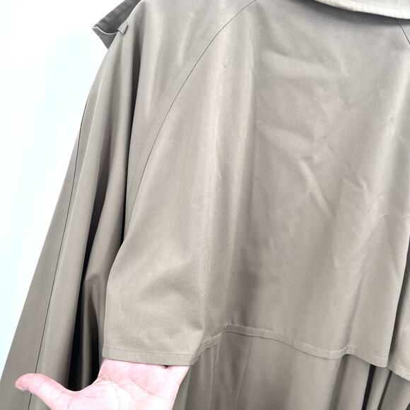 Vintage Burberrys of London Tan Trench Coat with Nova Check Lining Mens 44 - Picture 10 of 16